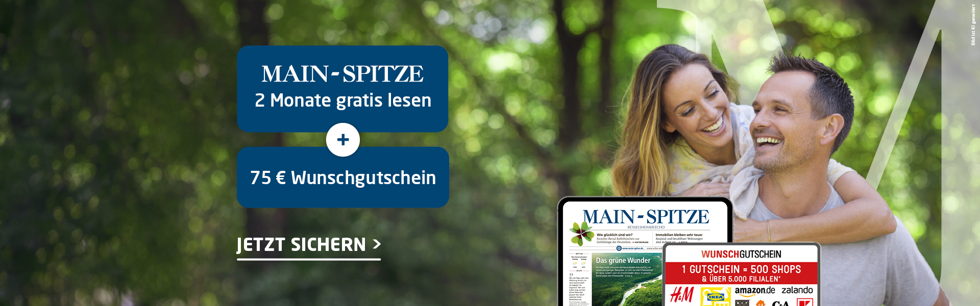Link zum Angebot - 2 Monate gratis lesen + 75 € Wunschgutschein