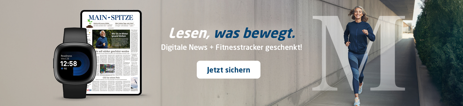 Link zum Angebot - Digitale News + Fitnesstracker geschenkt!