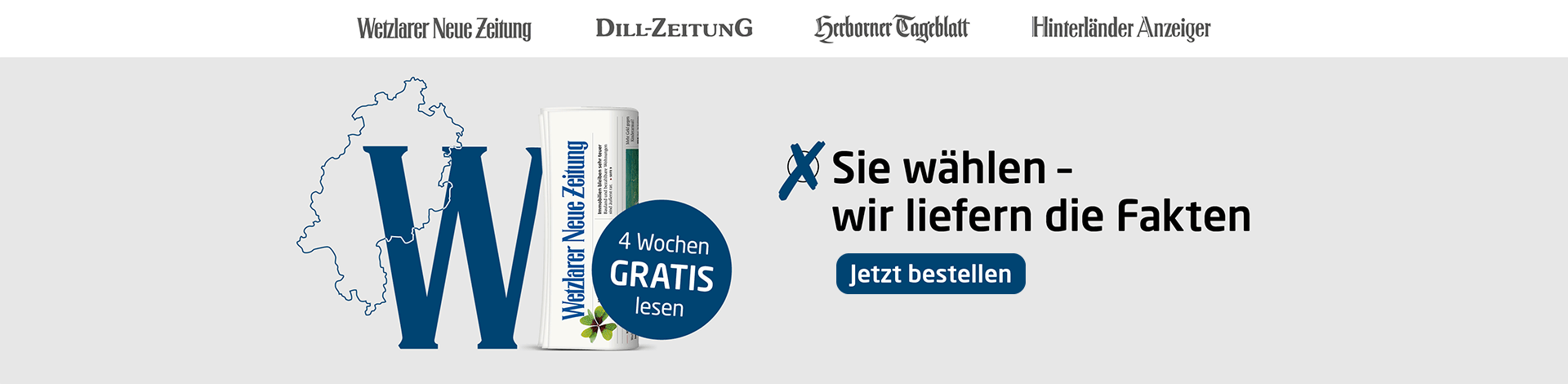 Link zum Angebot - 4 Wochen Gratis-News lesen