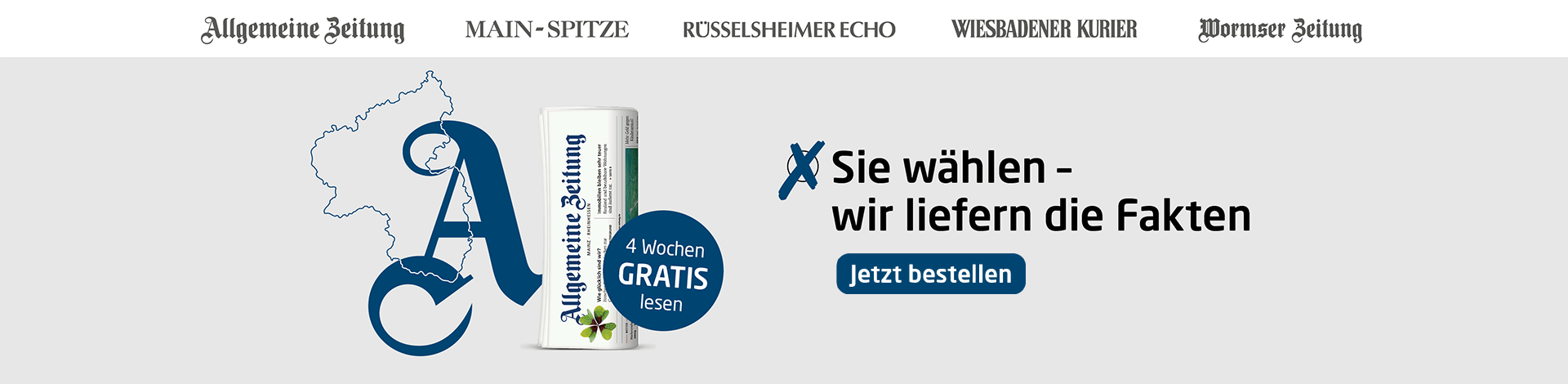 Link zum Angebot - 4 Wochen Gratis-News lesen