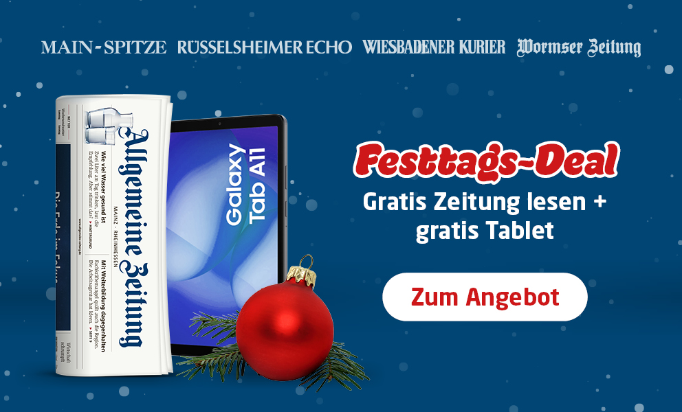 Link zum Angebot - Festtags-Deal: Gratis Zeitung lesen + gratis Samsung Galaxy Tab A11
